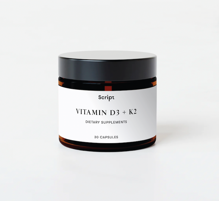 Vitamin D3 + K2 (2500 IE) krukke